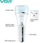 اپیلاتور ۶ کاره وی جی آر مدل V-733 ضد آب - تصویر 5